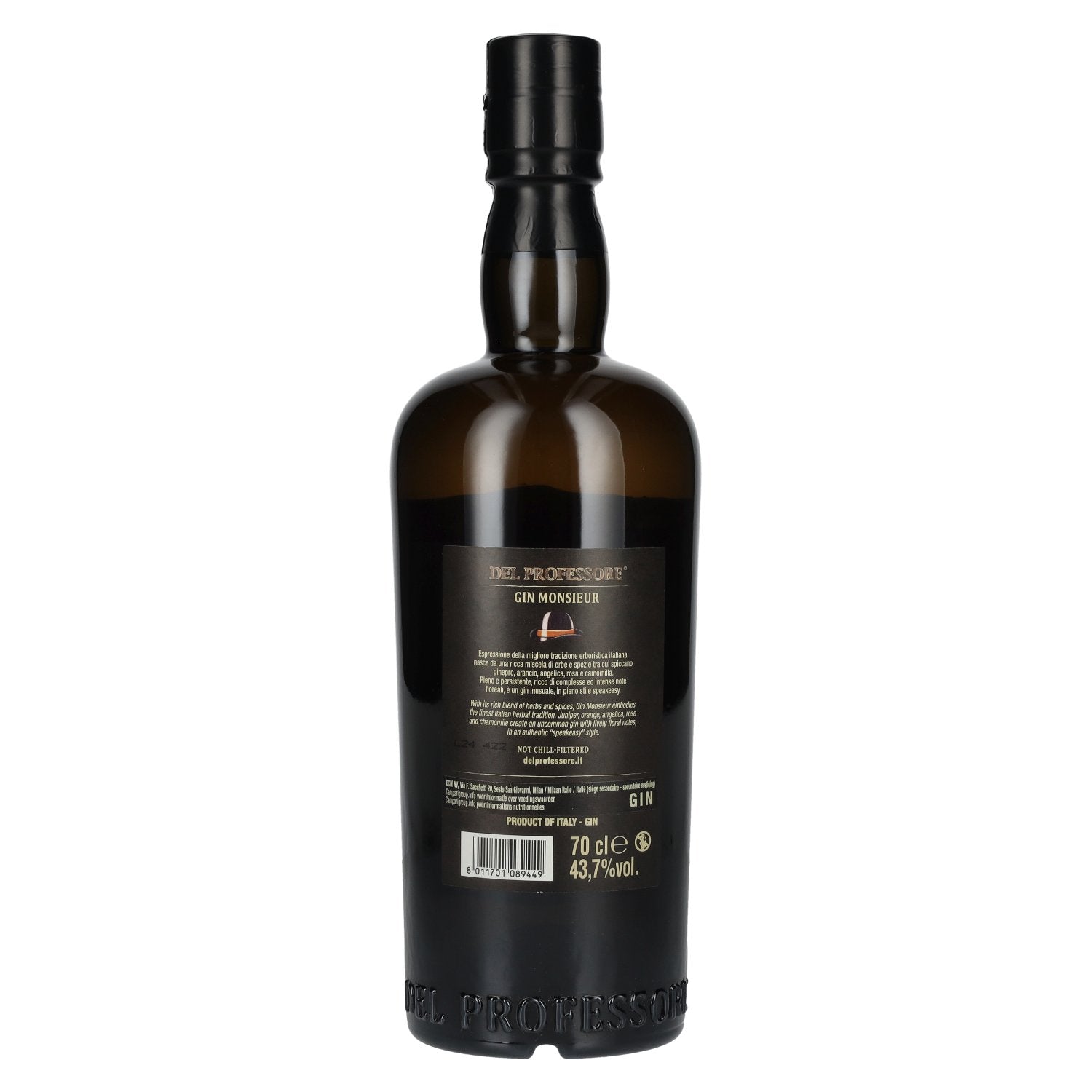 Del Professore Gin MONSIEUR Release 2024 43,7% Vol. 0,7l
