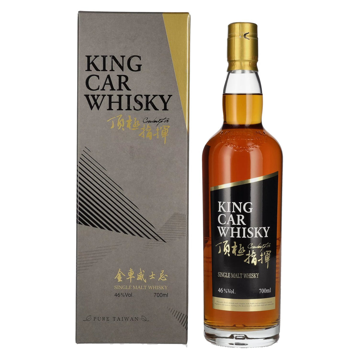 Kavalan KING CAR CONDUCTOR Single Malt Whisky 46% Vol. 0.7L in gift box