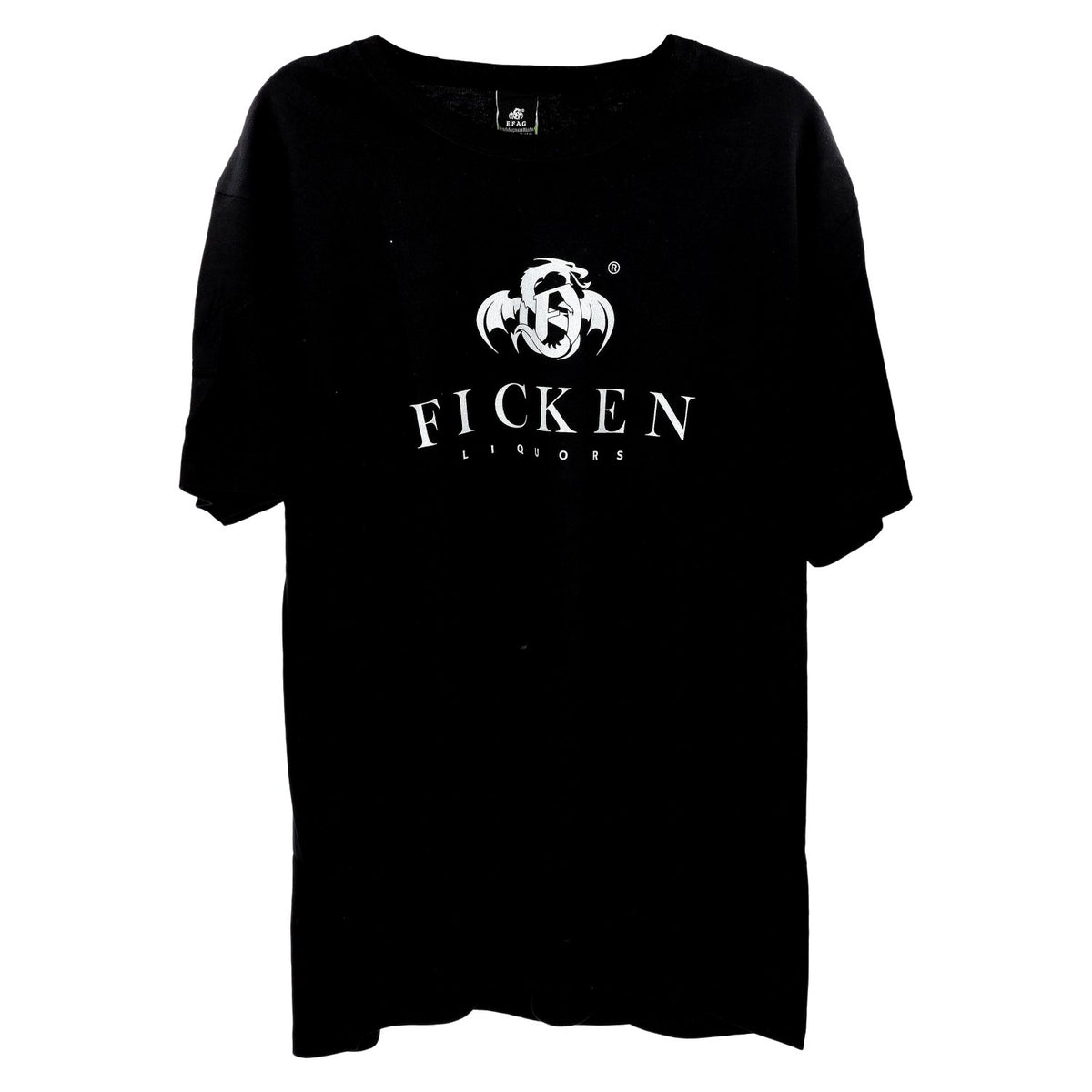 Ficken Liquors T-Shirt Herren Größe L schwarz