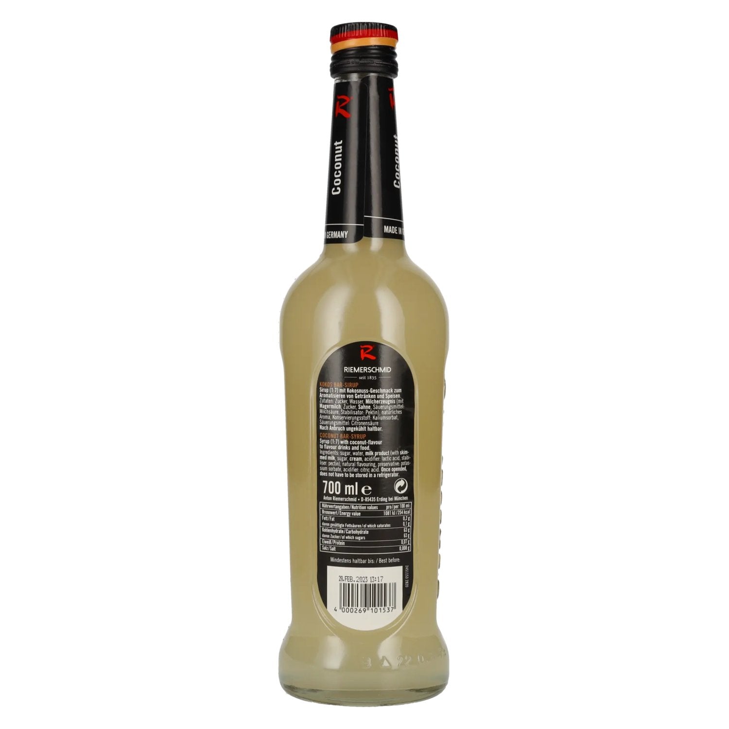Riemerschmid Bar Syrup Coconut 0.7L