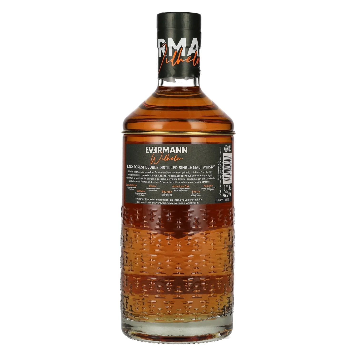 Evermann Wilhelm Black Forest Single Malt Whisky 42% Vol. 0.7l