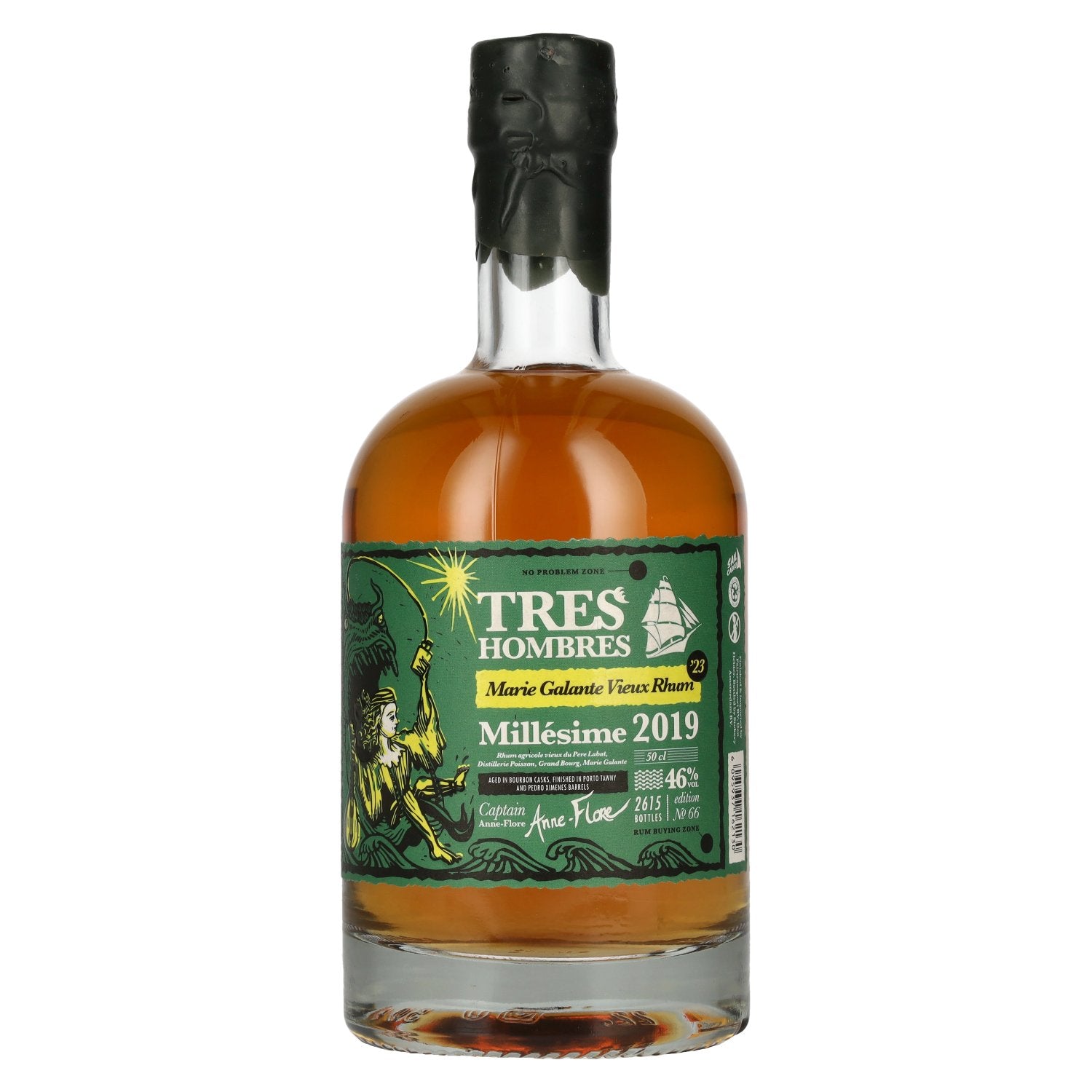 Tres Hombres Marie Galant Vieux Millésime Edition 66 2019 46% Vol. 0.5l