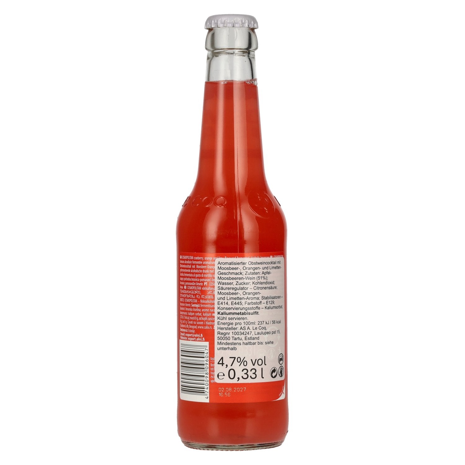 Le Coq COSMOPOLITAN 4.7% ABV 0.33l