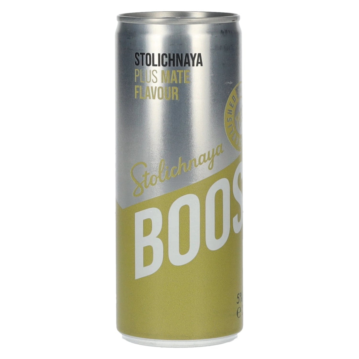 Stolichnaya Boost Plus MATE Flavour 5% ABV 0.25l can (deposit required)