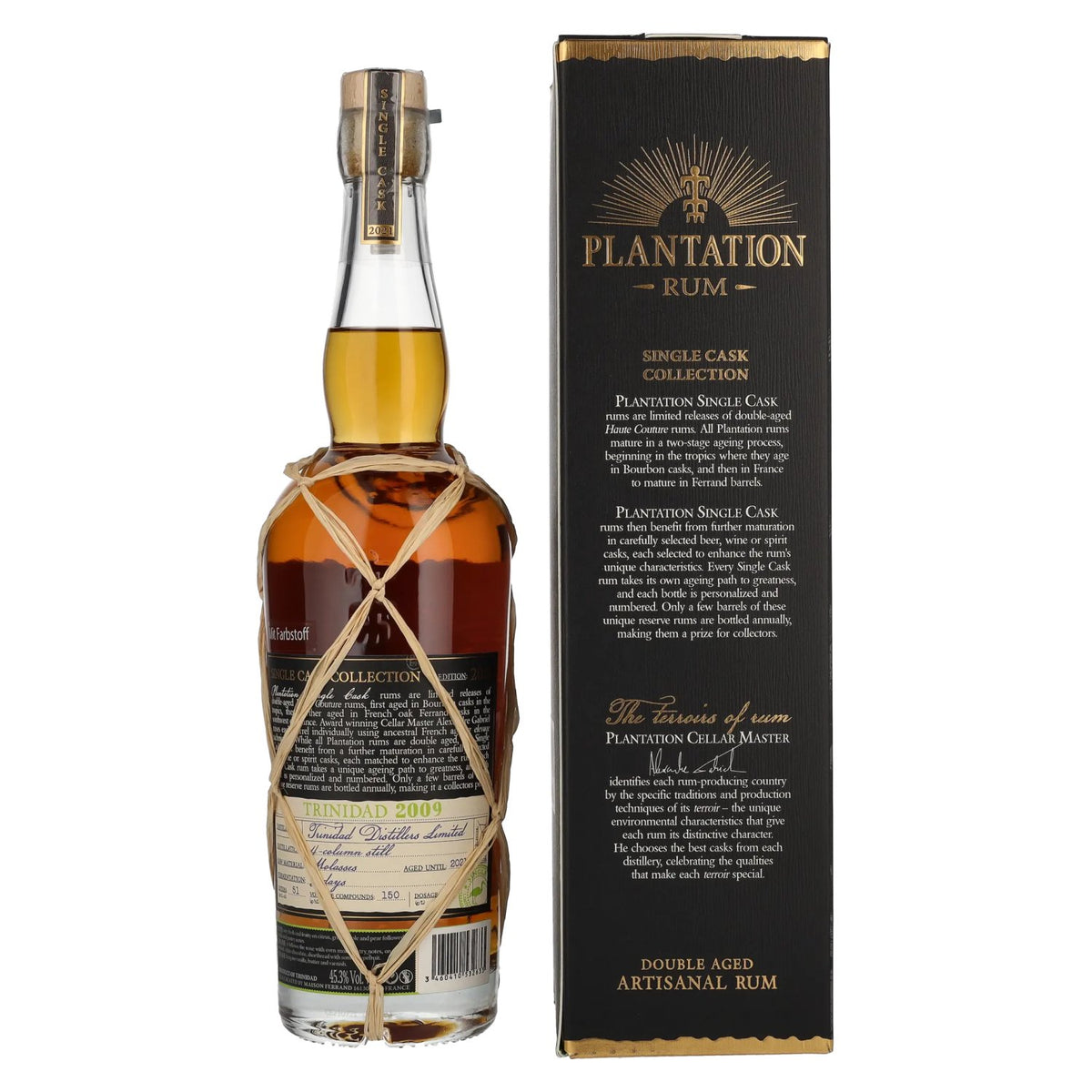Plantation Rum TRINIDAD 2009 Beer Maturation Edition 2021 45.3% Vol. 0.7l in Gift Box