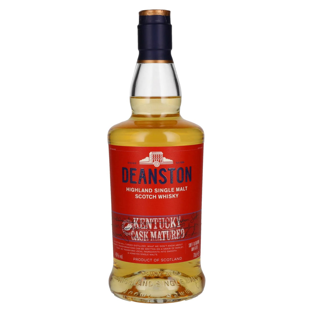 Deanston Kentucky Cask Matured Highland Single Malt 40% Vol. 0.7l
