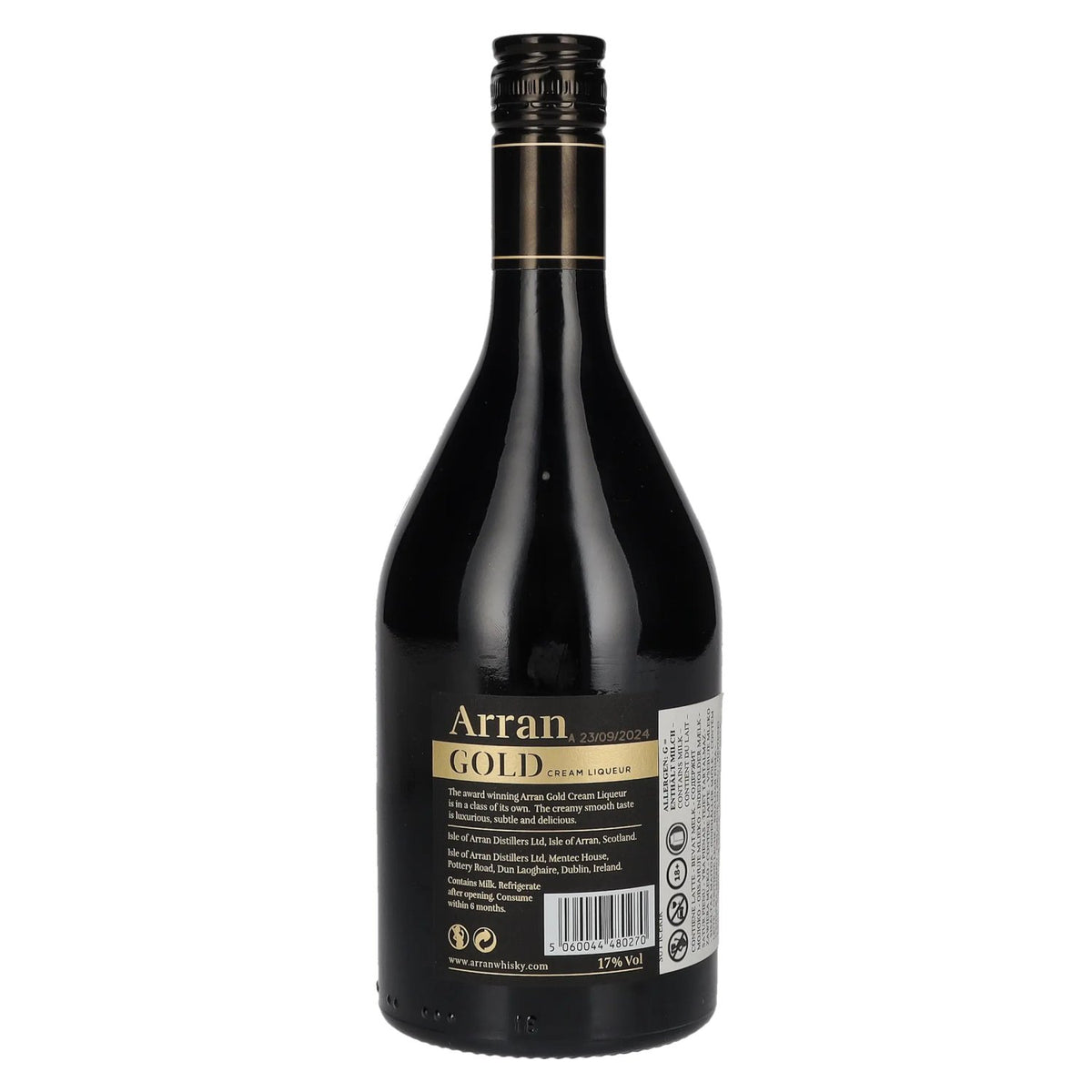 Arran Gold Cream Liqueur 17% ABV 0.7l