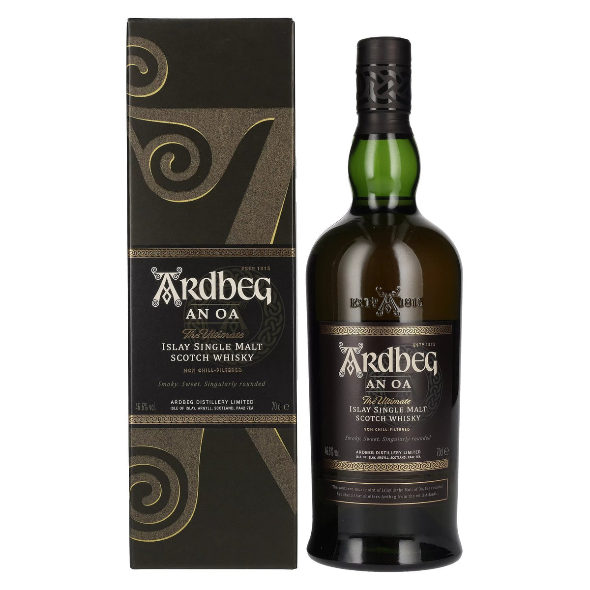 Ardbeg AN OA Islay Single Malt 46,6% Vol. 0,7l in Geschenkbox