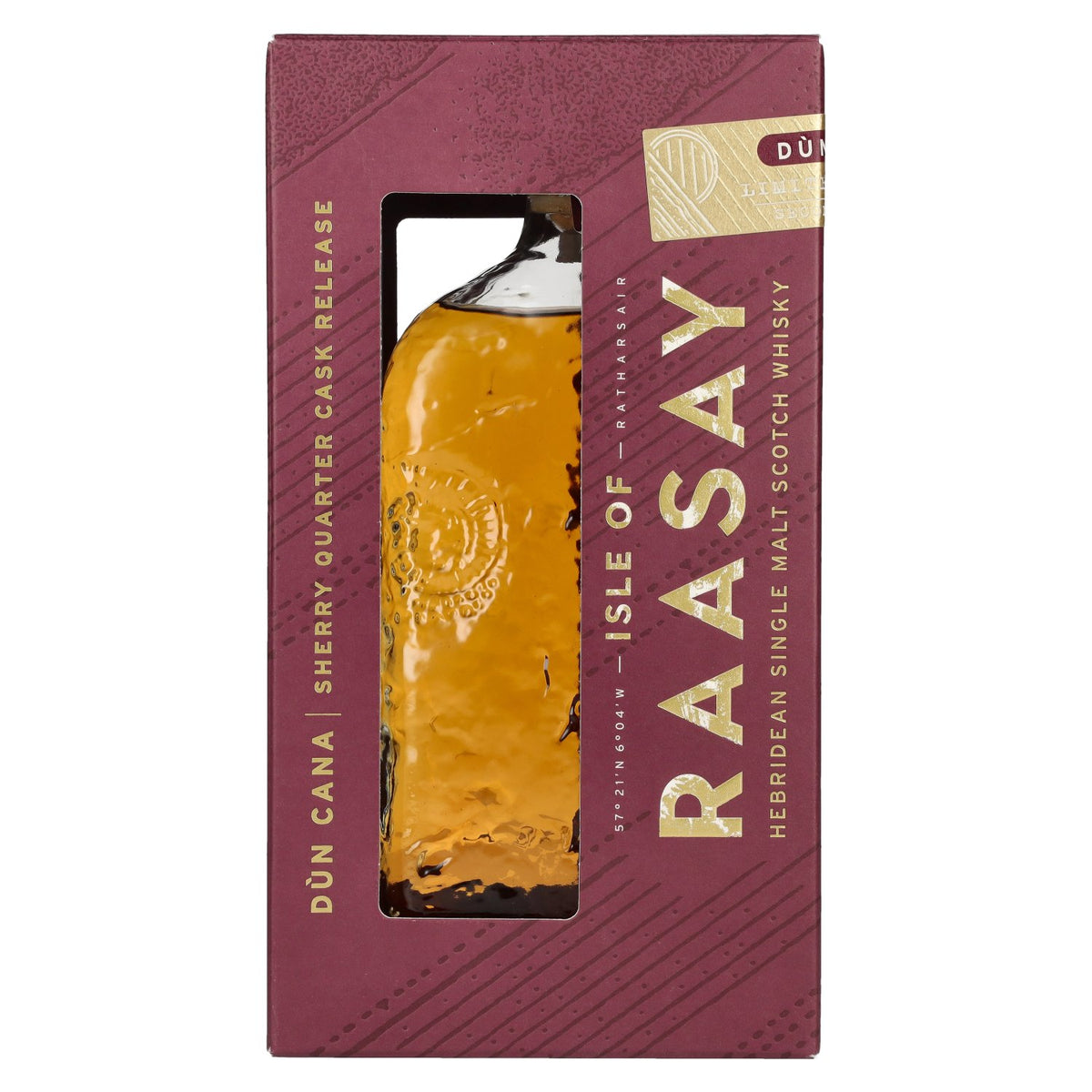 Isle of Raasay Dùn Cana Second Edition Sherry Quarter Cask Single Malt Limited Release 52% Vol. 0.7l in a gift box