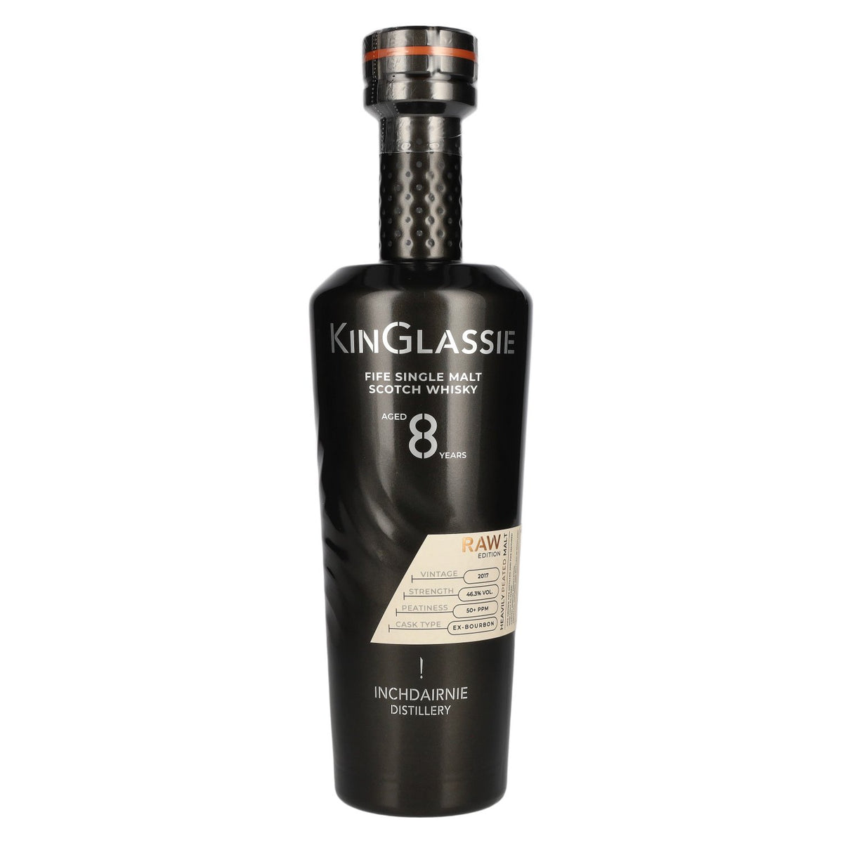 Inchdairnie KinGlassie 8 Years Old Raw Fife Single Malt Scotch Whisky 46.3% ABV 0.7l