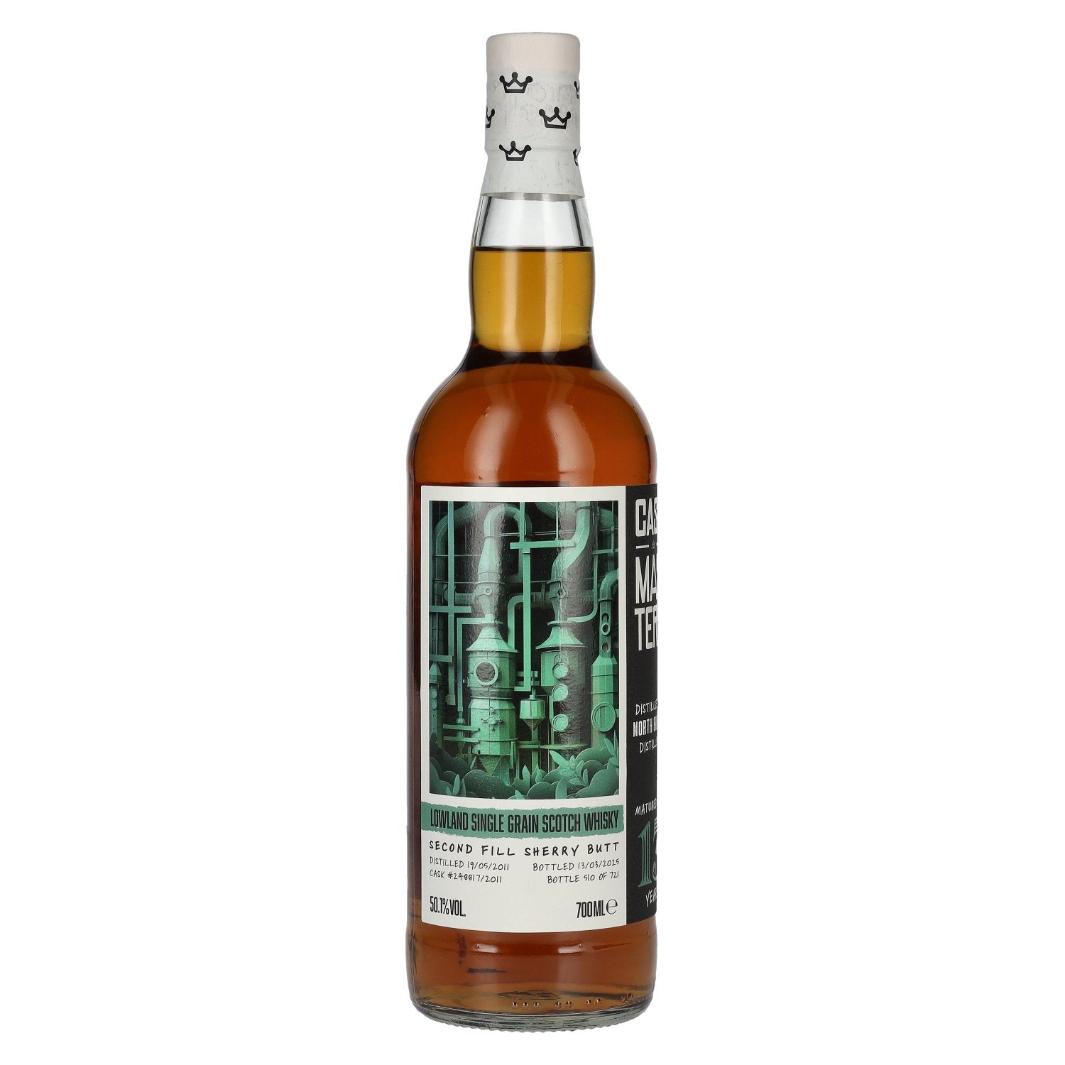 Brave New Spirits 13 Years Old NORTH BRITISH Cask Masters Single Grain #248817 2011 50.1% Vol. 0.7l