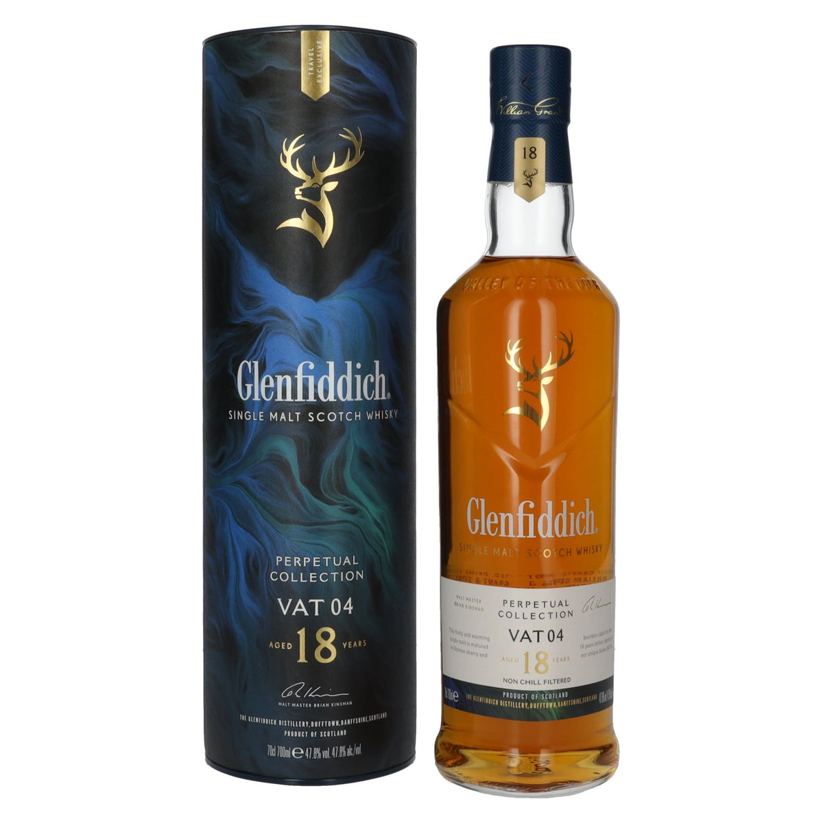 Glenfiddich 18 Years Old Perpetual Collection Cask 04 Single Malt Scotch Whisky 47.8% Vol. 0.7L in gift box