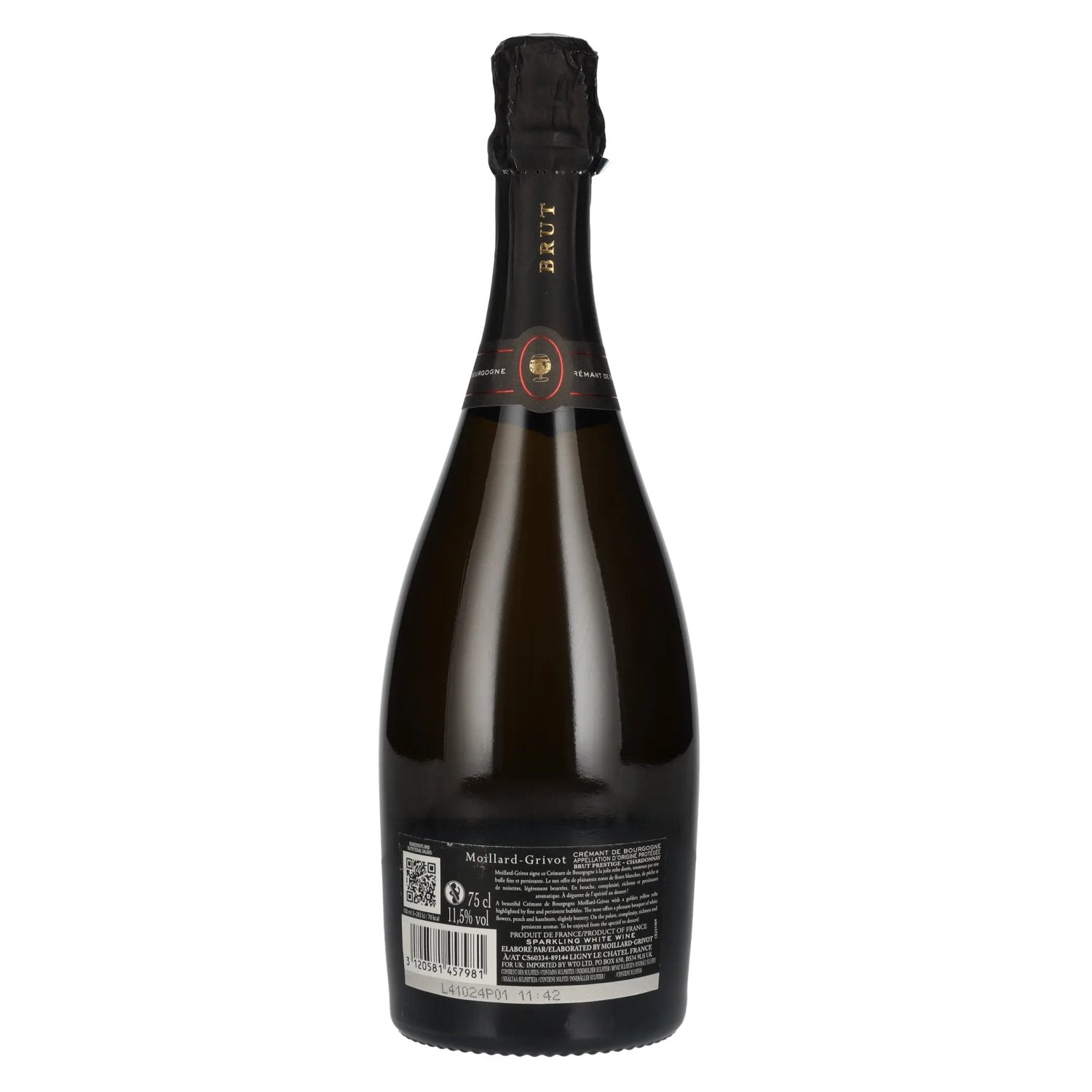Moillard-Grivot Crémant de Bourgogne Chardonnay Brut Prestige 2021 11.5% Vol. 0.75l