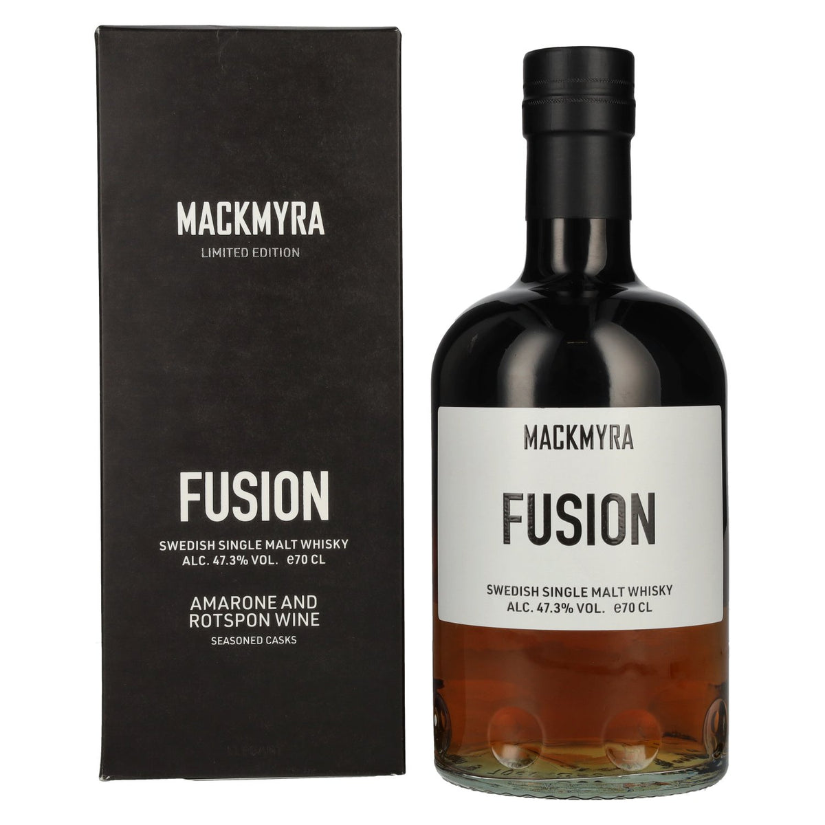 Mackmyra FUSION Swedish Single Malt Whisky Limited Edition 47.3% Vol. 0.7l in Gift Box