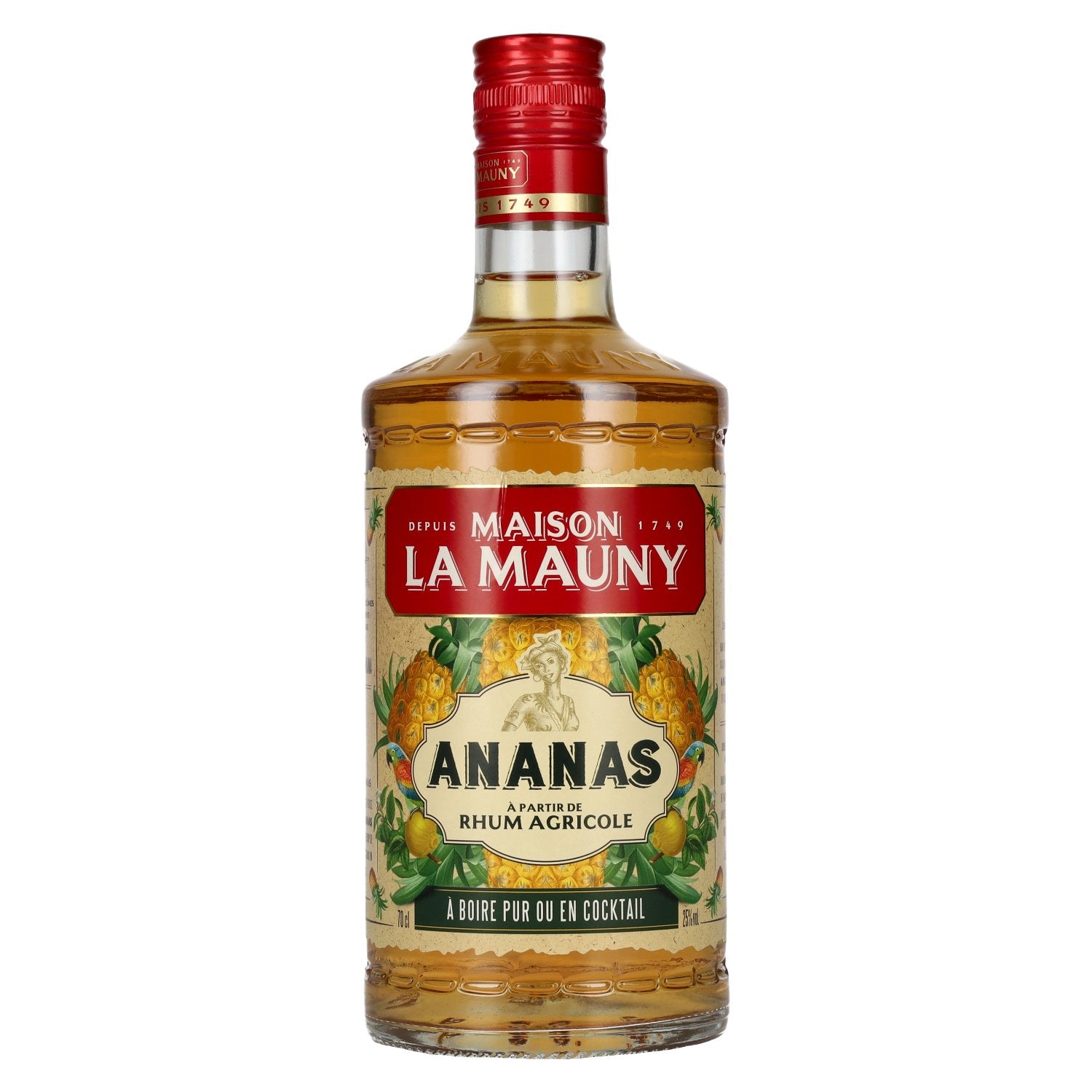 La Mauny ANANAS Rhum Agricole 25% Vol. 0.7l