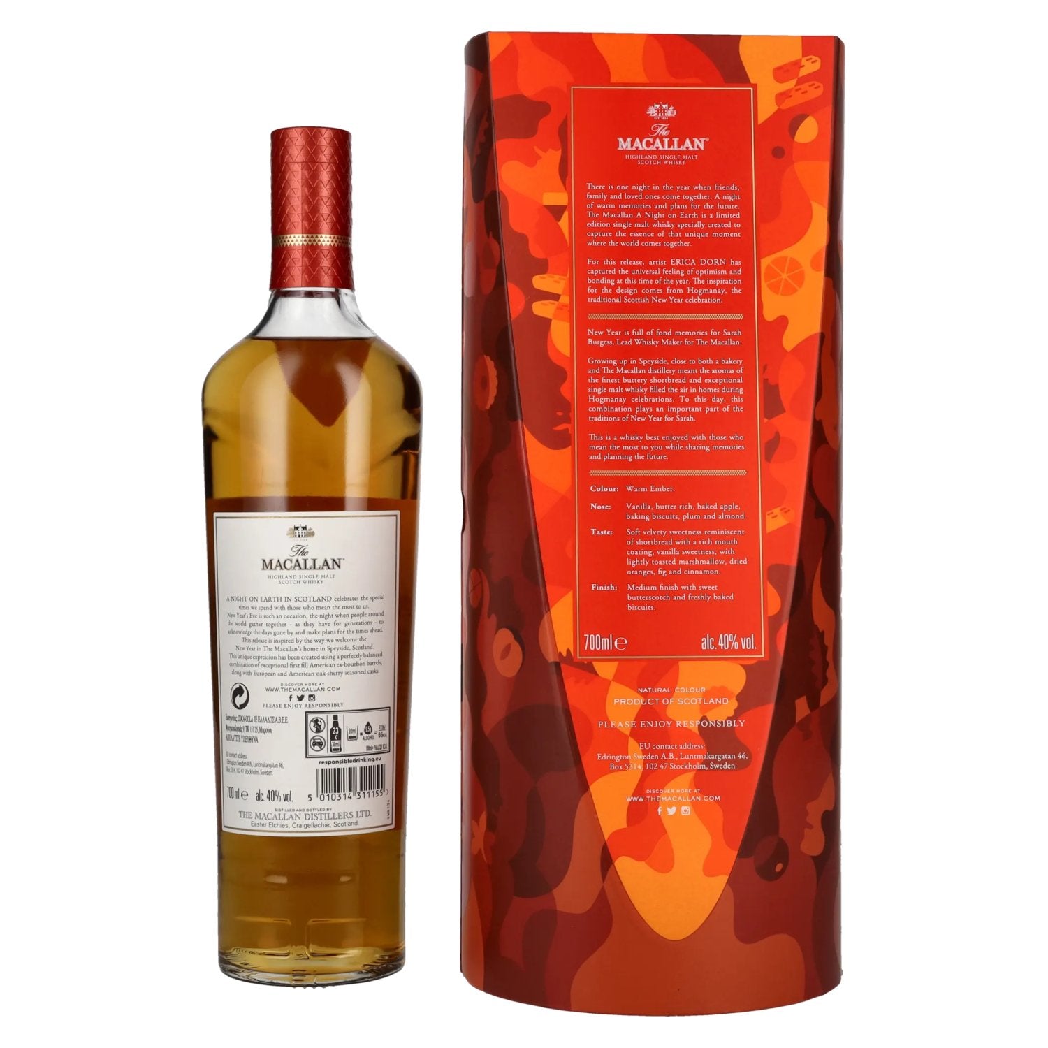 The Macallan A NIGHT ON EARTH IN SCOTLAND 2021 40% Vol. 0.7l in gift box