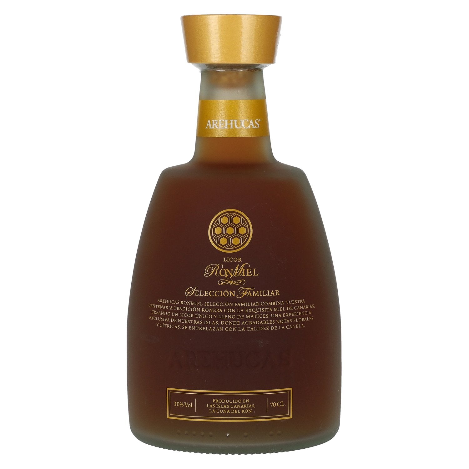 Arehucas Ron Miel Selección Familiar Licor 30% Vol. 0,7l