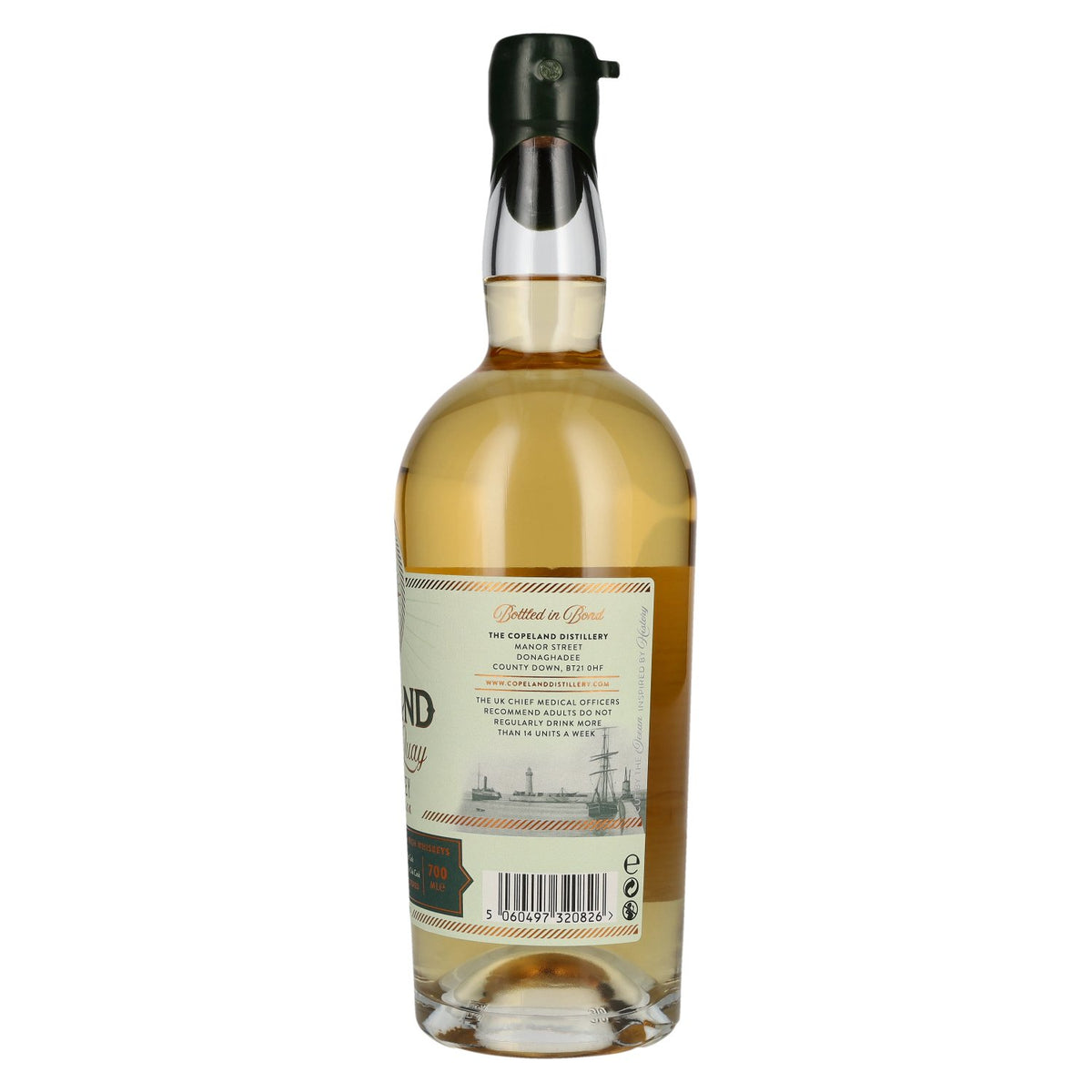 Copeland Distillery Merchant's Quay Banyuls & PX Cask Green Label Irish Whiskey 40% Vol. 0,7l
