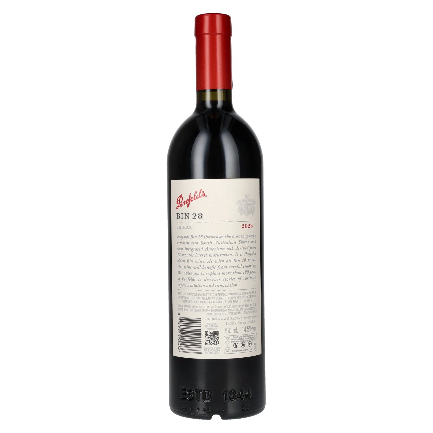 Penfolds BIN 28 Shiraz 2023 14,5% Vol. 0,75l