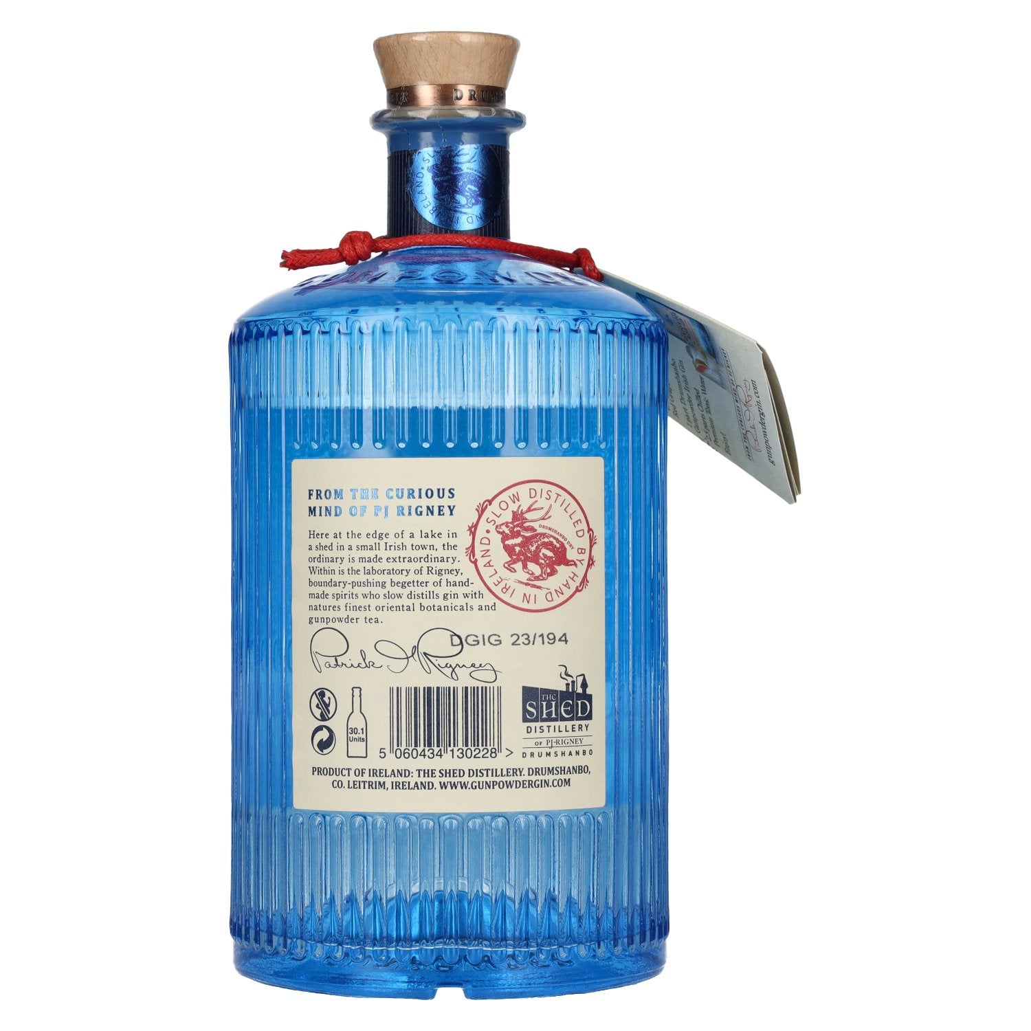 Drumshanbo Gunpowder Irish Gin 43% Vol. 0,7l in Geschenkbox mit Glas