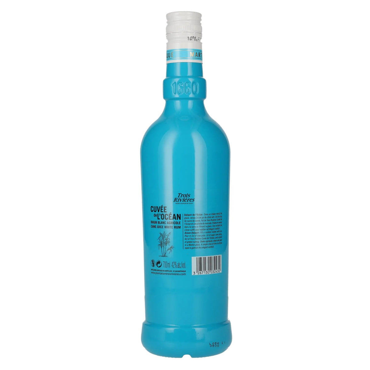 Trois Rivières CUVÉE DE L'OCÉAN Rhum 42% vol. 0.7 l