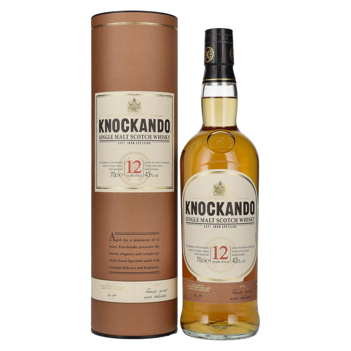 Knockando 12 Years Old Single Malt Scotch Whisky 43% Vol. 0.7l in Gift Box