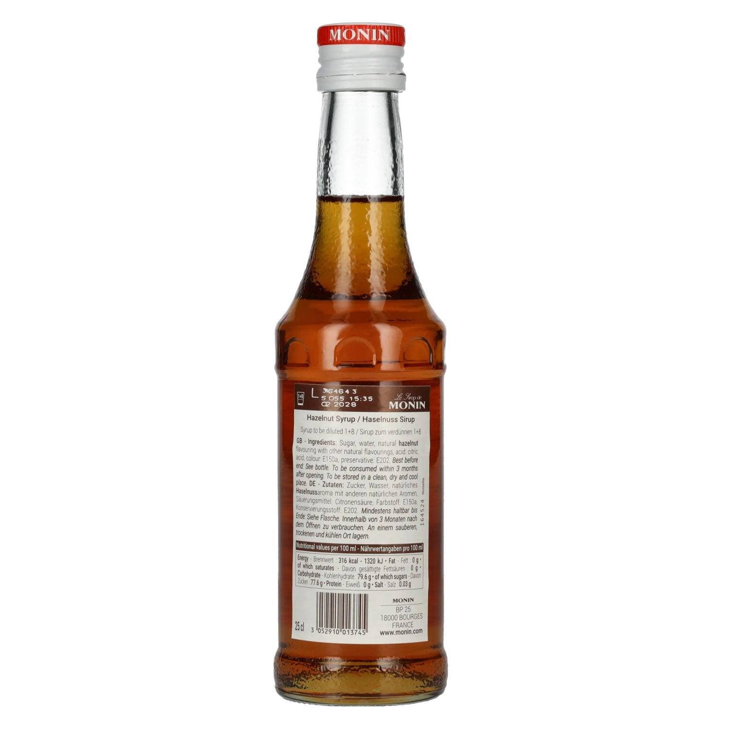 Monin HAZELNUT Syrup 0.25l