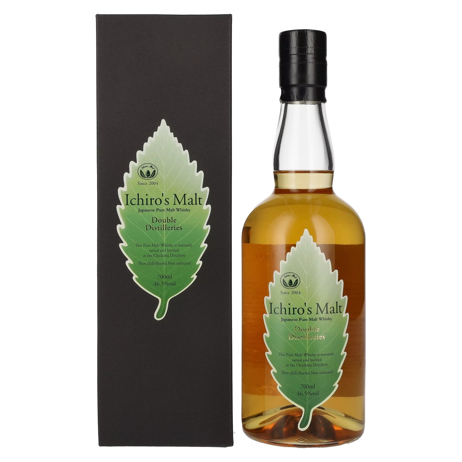 Chichibu Ichiro's Malt Double Distilleries Japanese Pure Malt Whisky 46.5% Vol. 0.7L in Gift Box