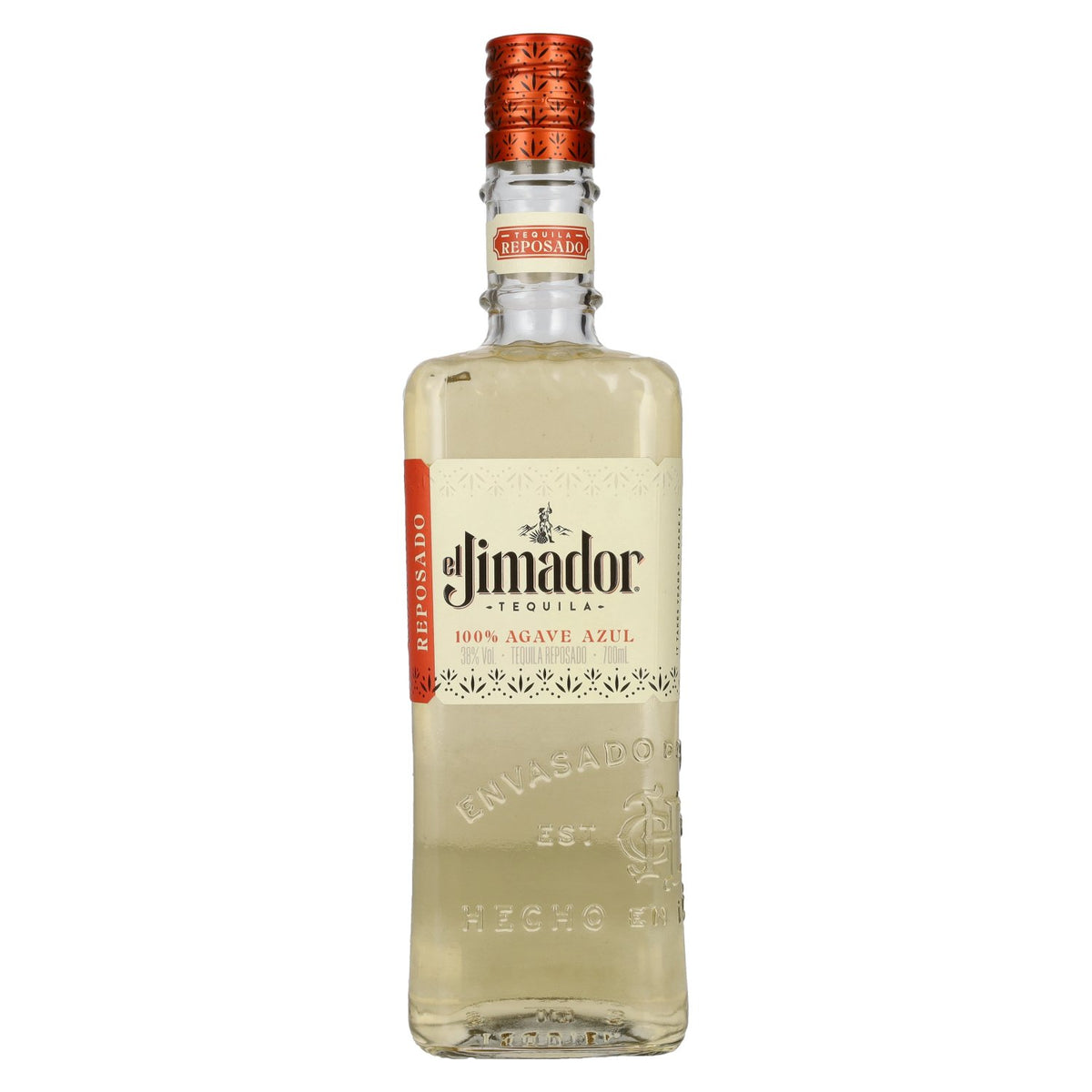 El Jimador Tequila Reposado 100% Blue Agave 38% ABV 0.7l