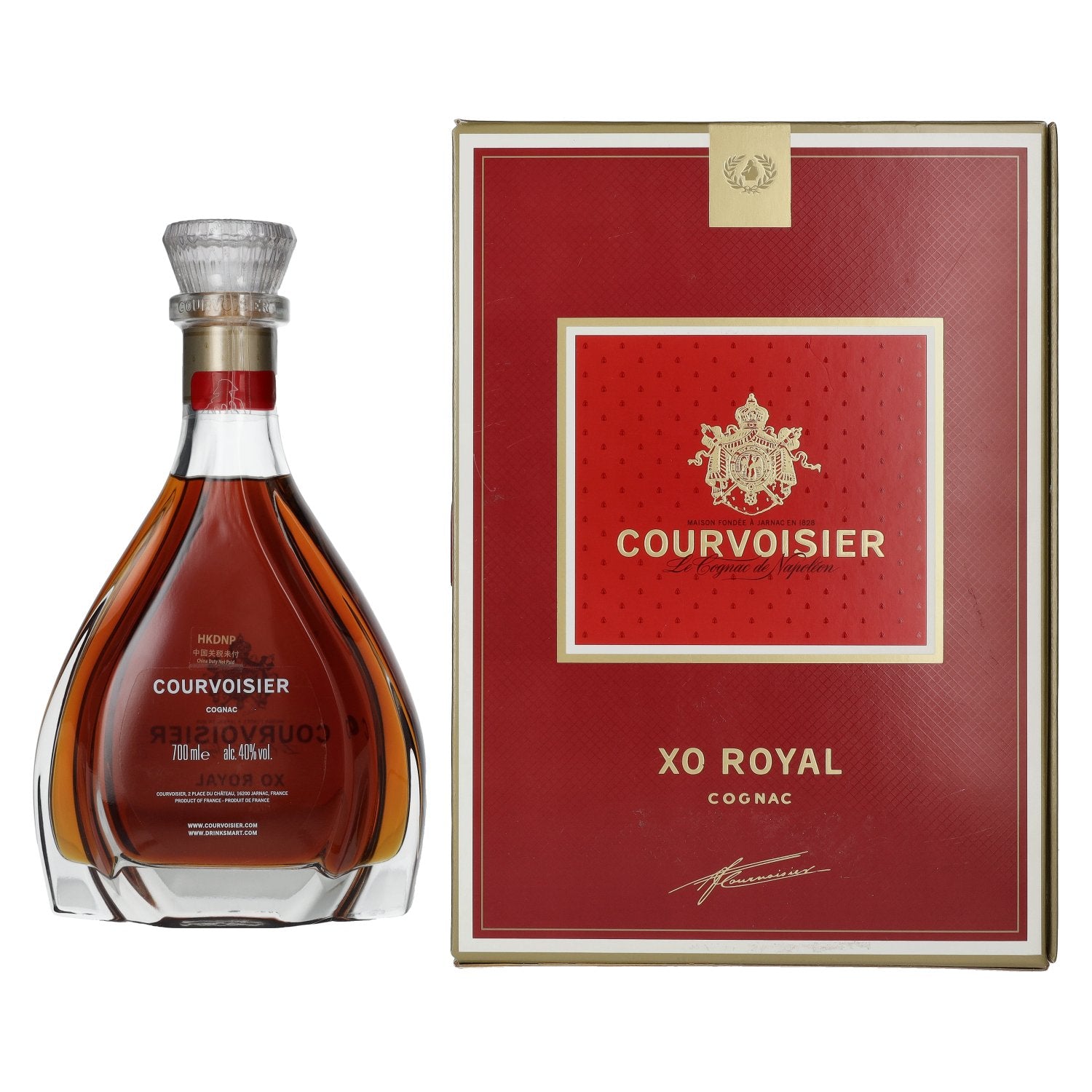 Courvoisier XO ROYAL Le Cognac de Napoléon 40% Vol. 0,7l in Geschenkbox