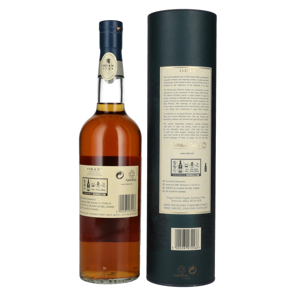 Oban The Distillers Edition Double Matured 43% vol. 0.7l in a gift box