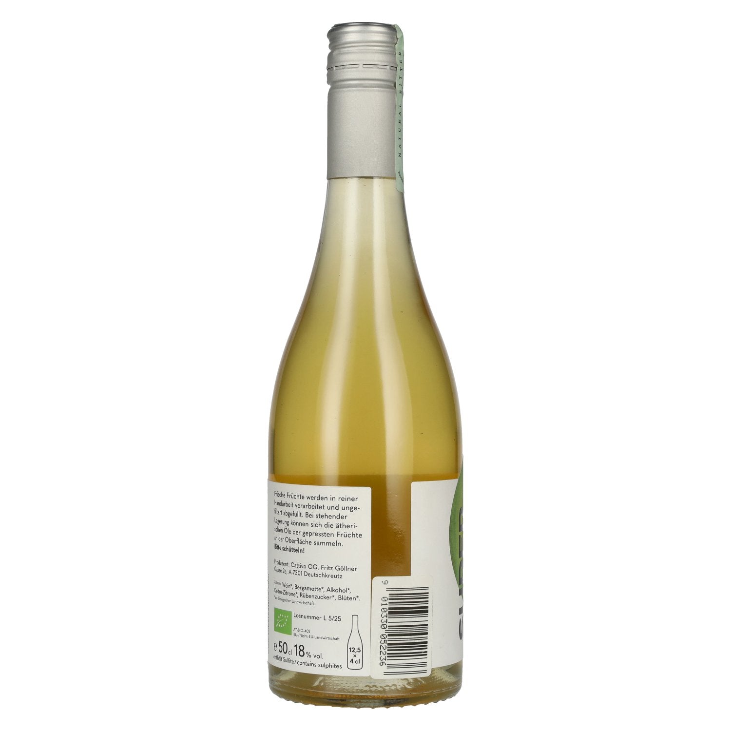 Super Cattivo Bergamotte Bio Bitter Aperitivo 18% Vol. 0,5l