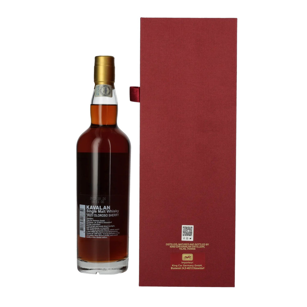 Kavalan SOLIST Single Malt Whisky Oloroso Sherry Cask 59.4% ABV 0.7l in a gift box