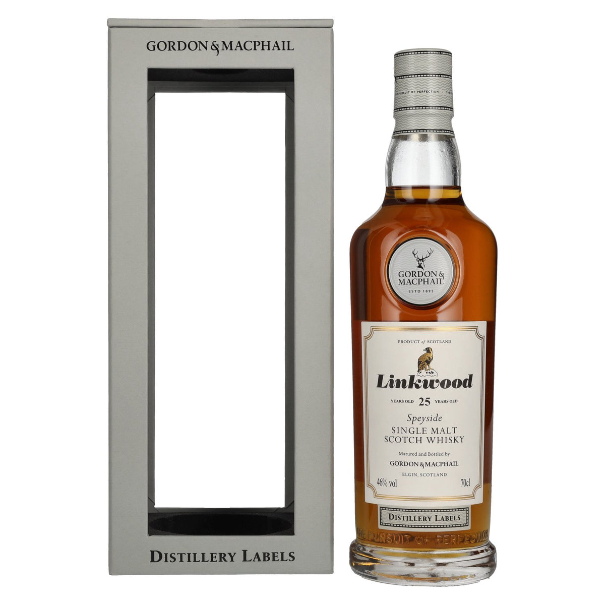 Gordon & MacPhail LINKWOOD 25 Years Old Distillery Labels 46% Vol. 0.7l in Gift Box