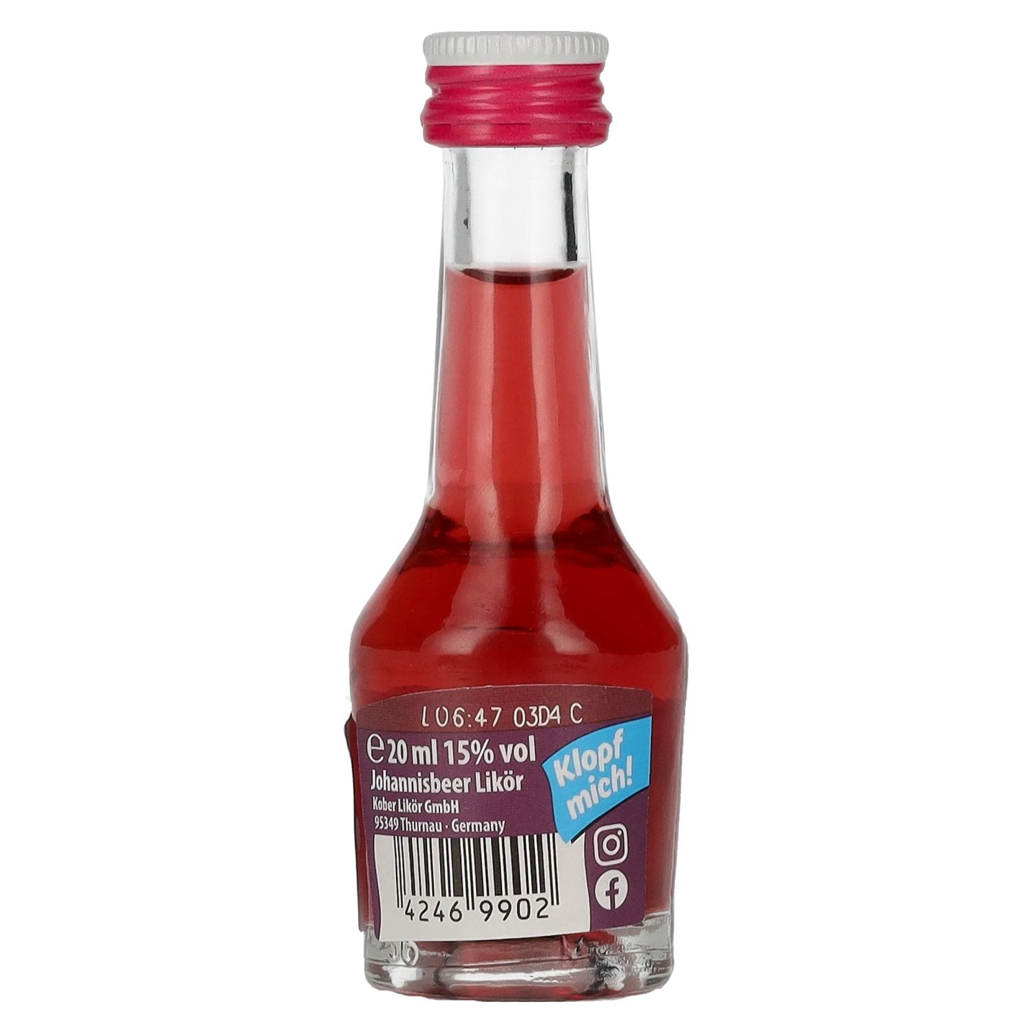 Kleiner Klopfer Blackcurrant 15% Vol. 0.02l