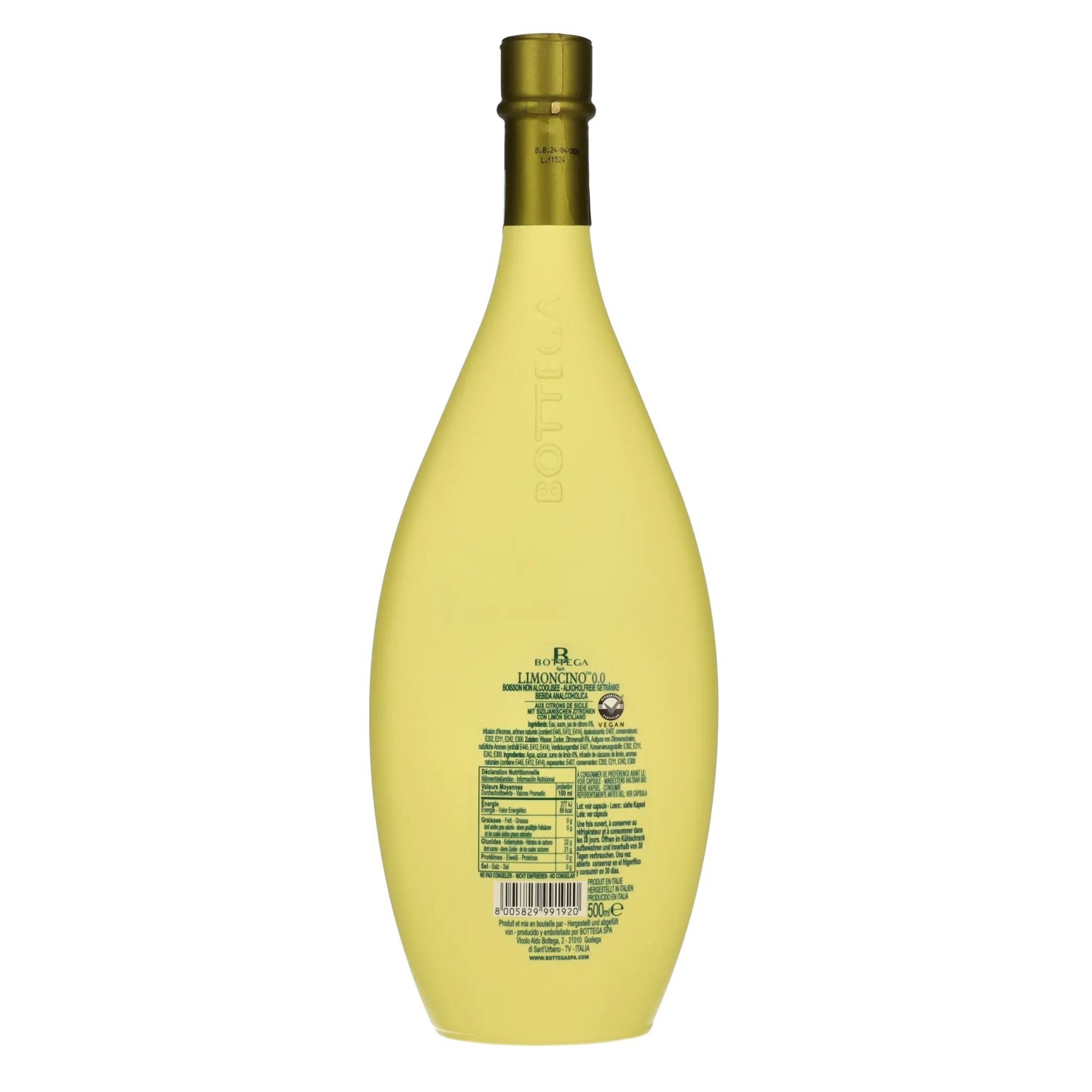 Bottega LIMONCINO Limoncello Non-Alcoholic 0.5l