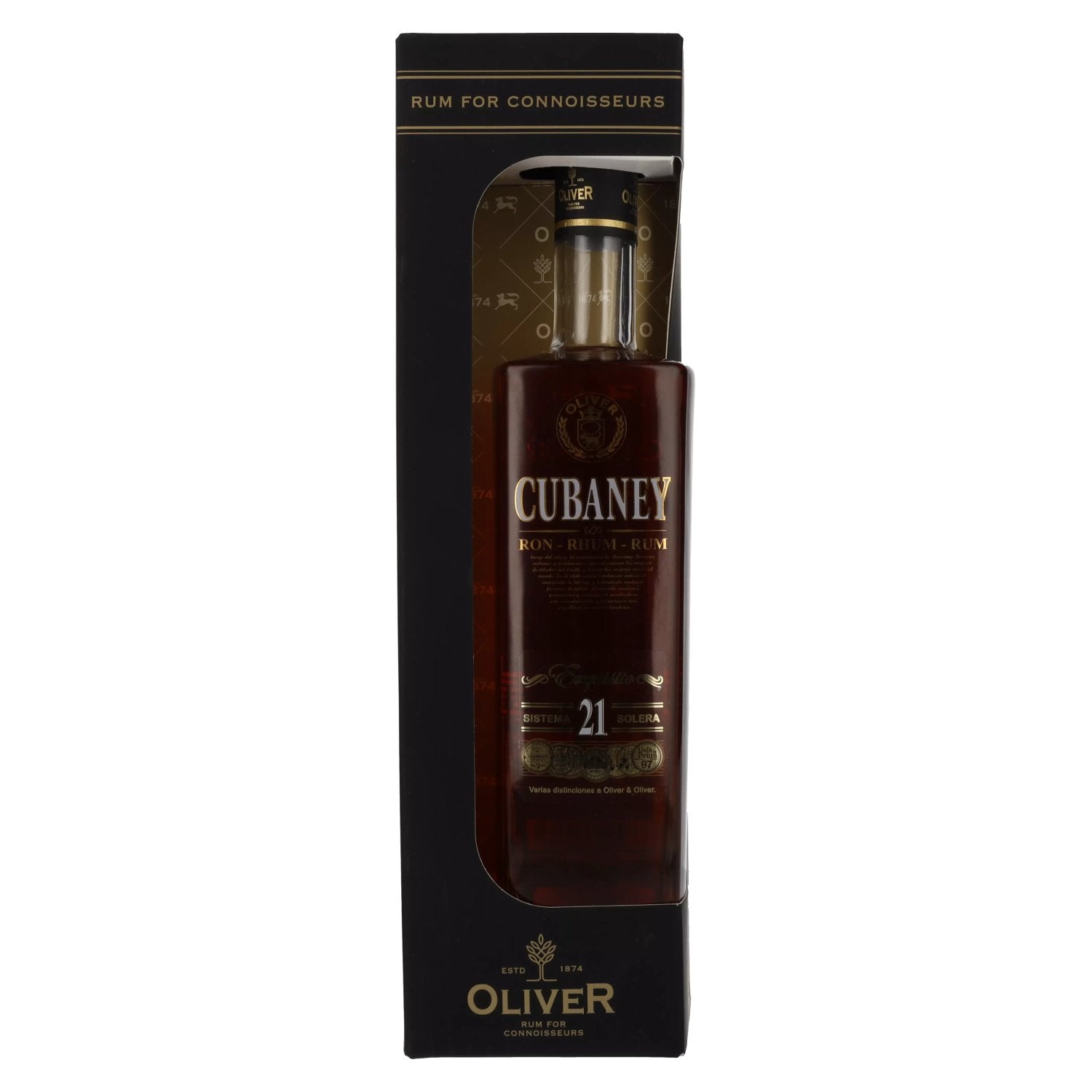 Ron Cubaney EXQUISITO 21 Sistema Solera 38% Vol. 0,7l in Geschenkbox