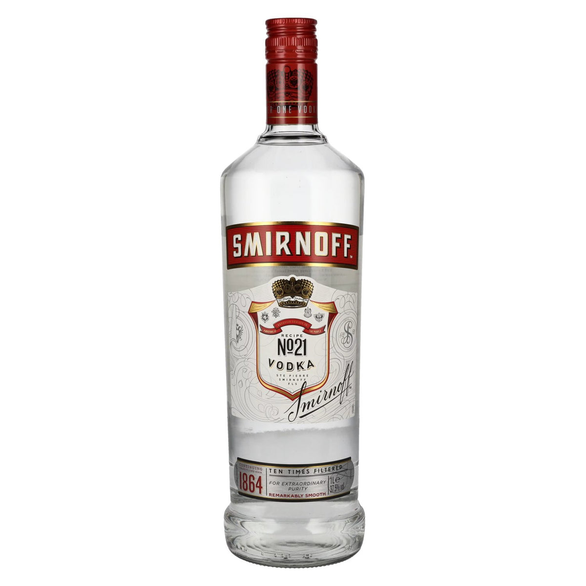 Smirnoff No. 21 Vodka 37.5% Vol. 1L