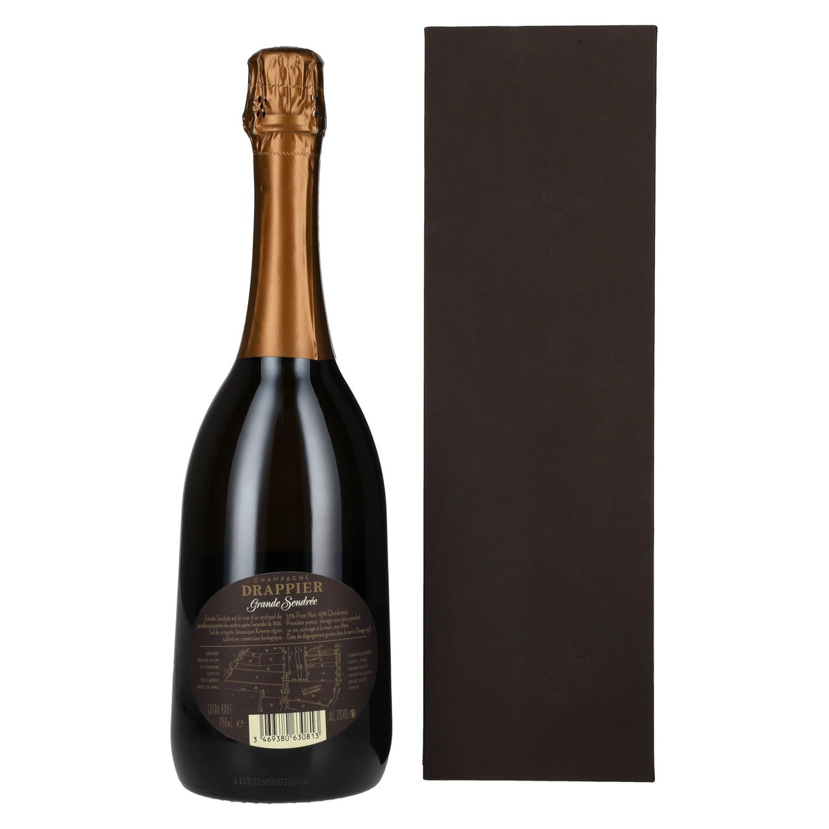 Champagne Drappier Grande Sendrée 2015 12% ABV 0.75 l in a gift box