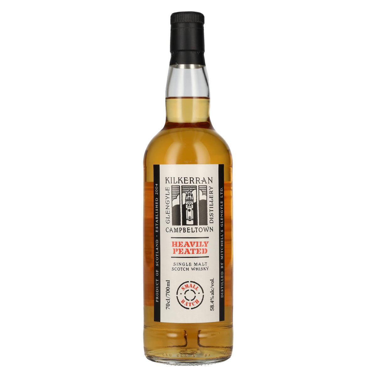 Kilkerran Glengyle Distillery Heavily Peated Small Batch Single Malt Whisky Batch 12 58.4% Vol. 0.7l