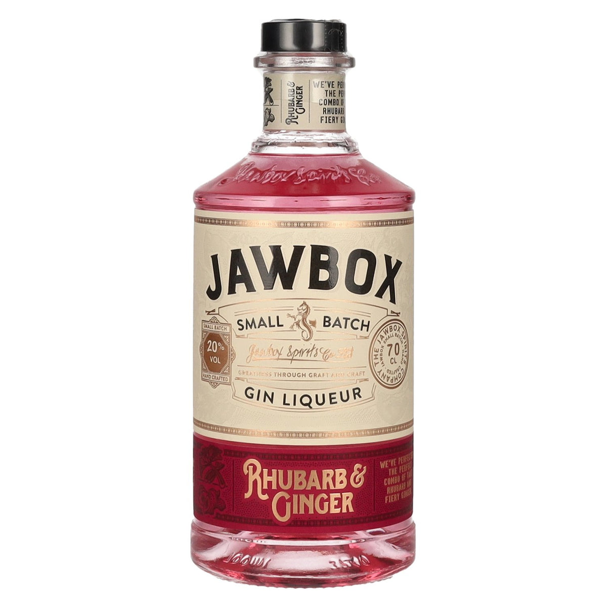 Jawbox RHUBARB & GINGER Small Batch Gin Liqueur 20% Vol. 0.7l