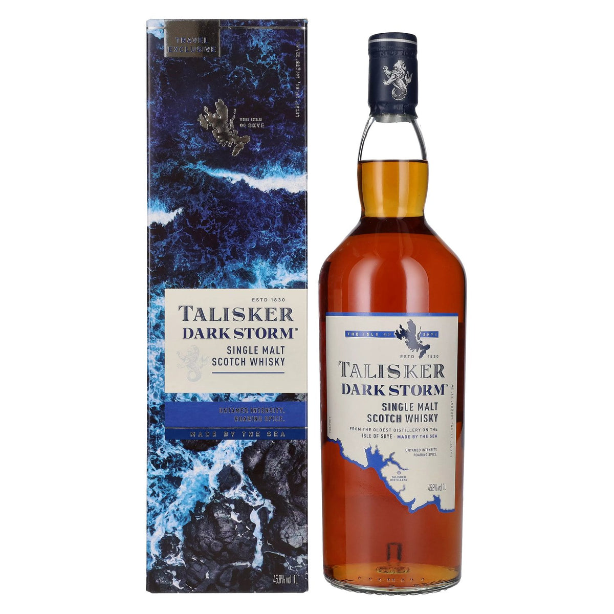 Talisker Dark Storm Single Malt Scotch Whisky 45.8% Vol. 1L in Gift Box