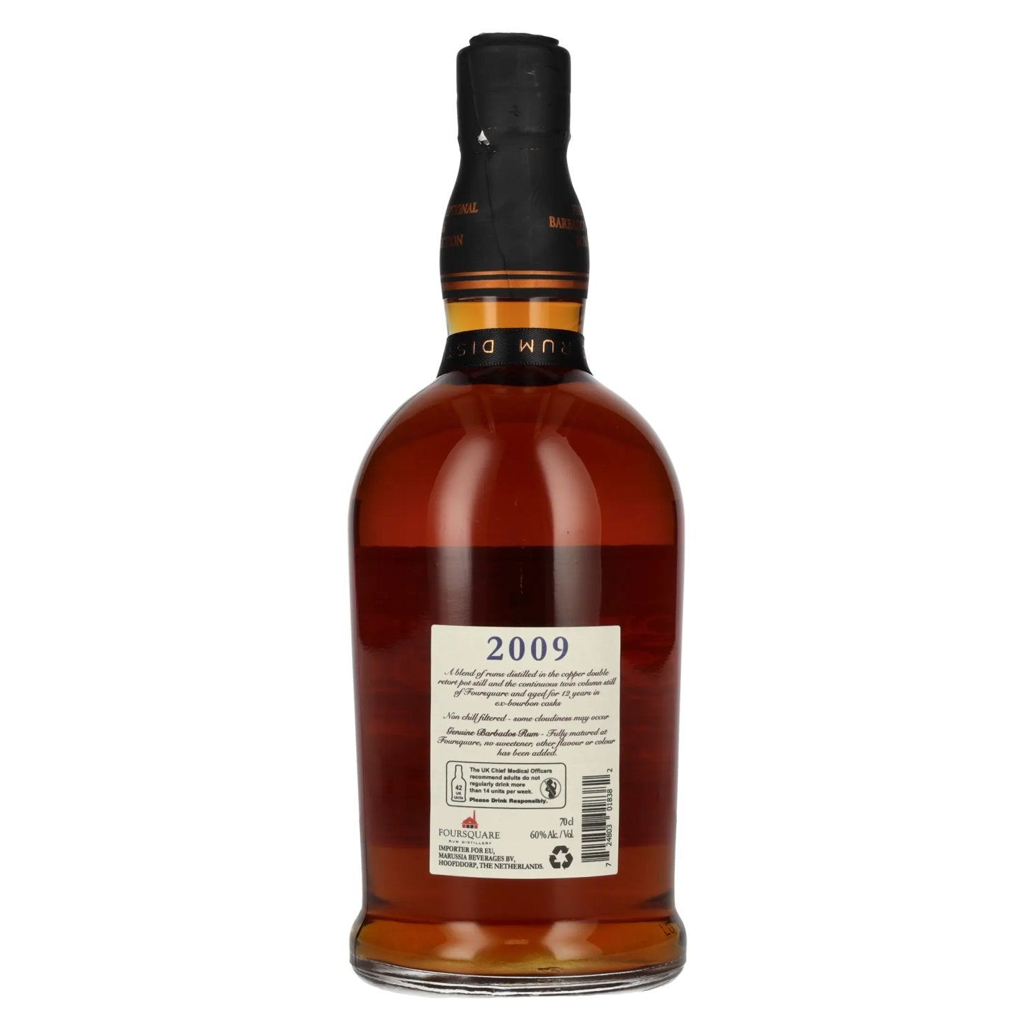 Foursquare 12 Years Old Single Blended Rum 2009 60% Vol. 0.7l