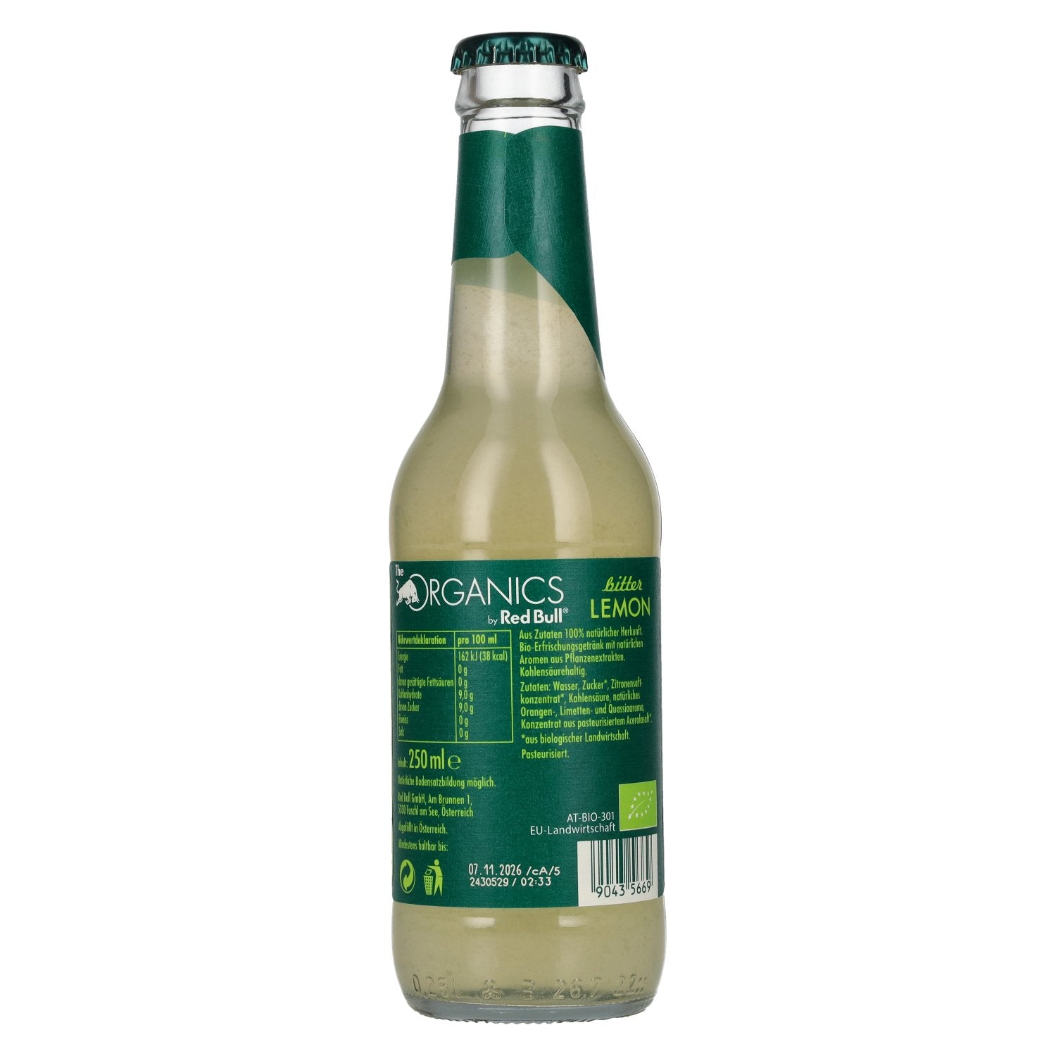 Red Bull Organics by Red Bull Bitter LEMON 0,25l