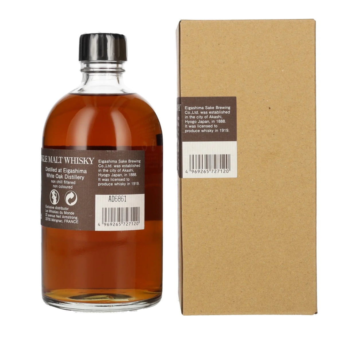 White Oak AKASHI 5-Year-Old Single Malt SHERRY CASK 50% vol. 0.5 l in a gift box