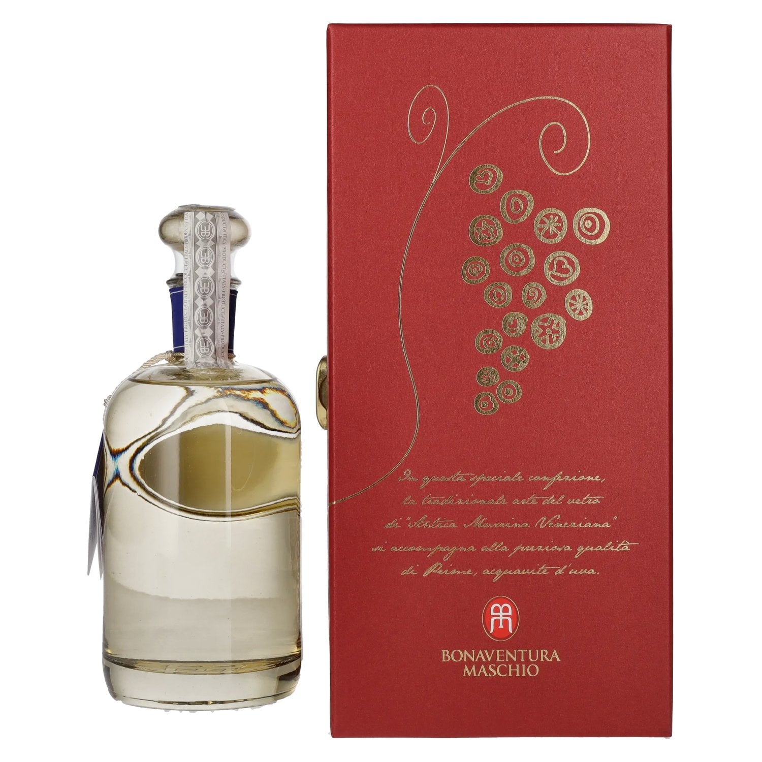 Bonaventura Maschio PRIME Zibibbo 40% Vol. 0,7l in Geschenkbox