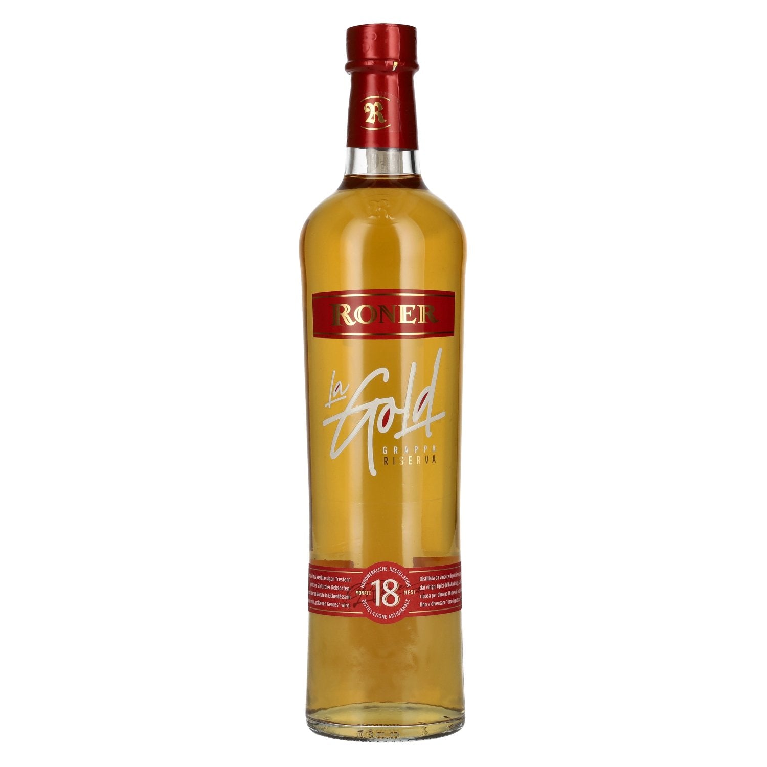 Roner Grappa Riserva La Gold 40% Vol. 0,7l