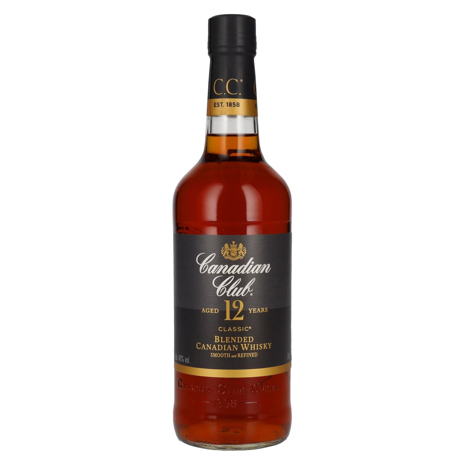 Canadian Club CLASSIC 12 Years Old Small Batch Blended Canadian Whisky 40% Vol. 0.7l