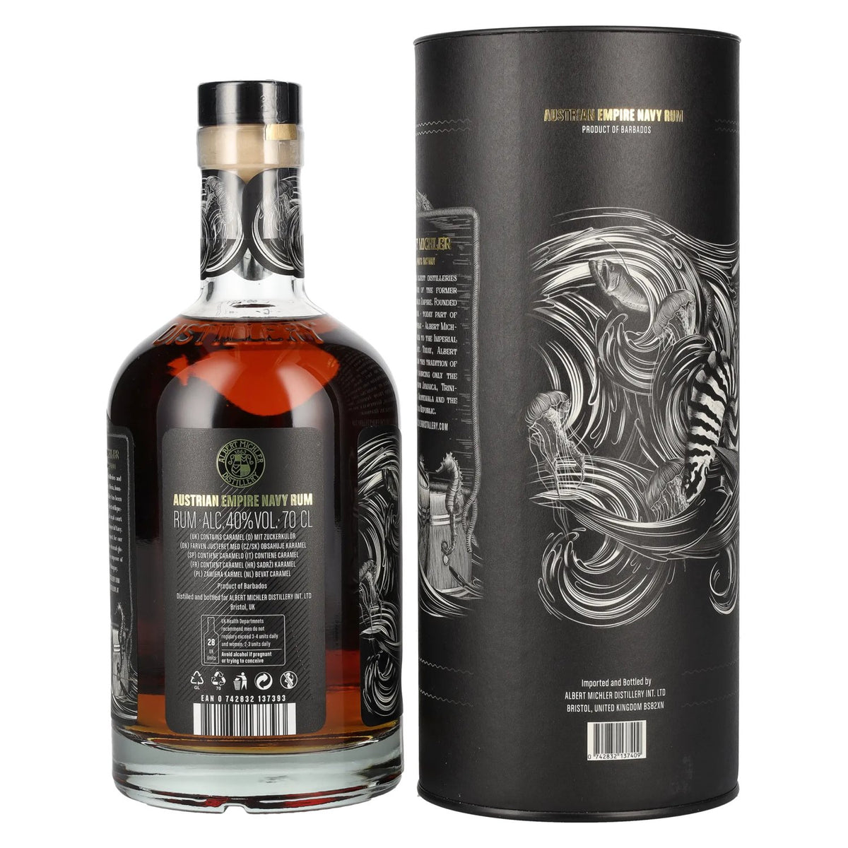 Austrian Empire Navy Rum ANNIVERSARY 40% Vol. 0,7l in Geschenkbox