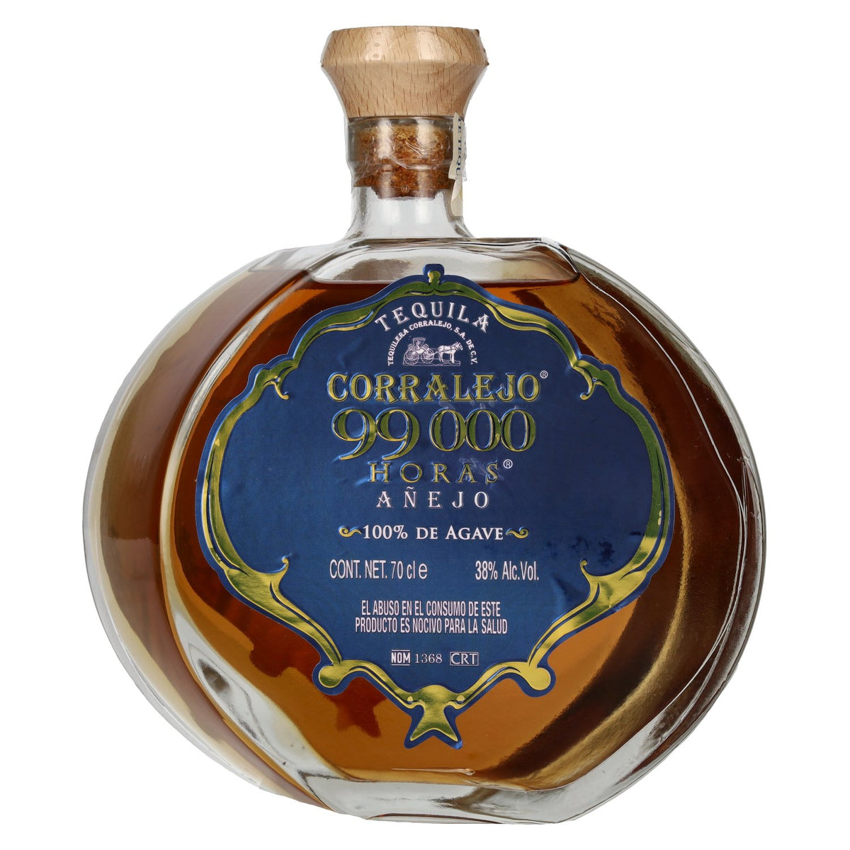 Corralejo Tequila 99,000 HORAS AÑEJO 100% Agave 38% Vol. 0.7l